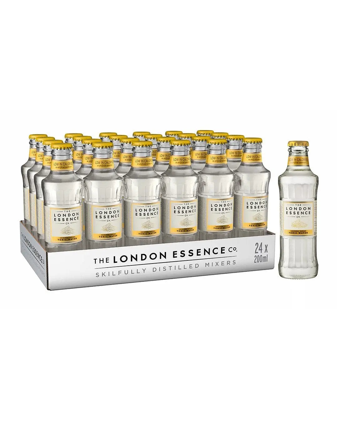 London Essence Company Indian Tonic Water Bottle Multipack, 24 x 200 ml Tonics