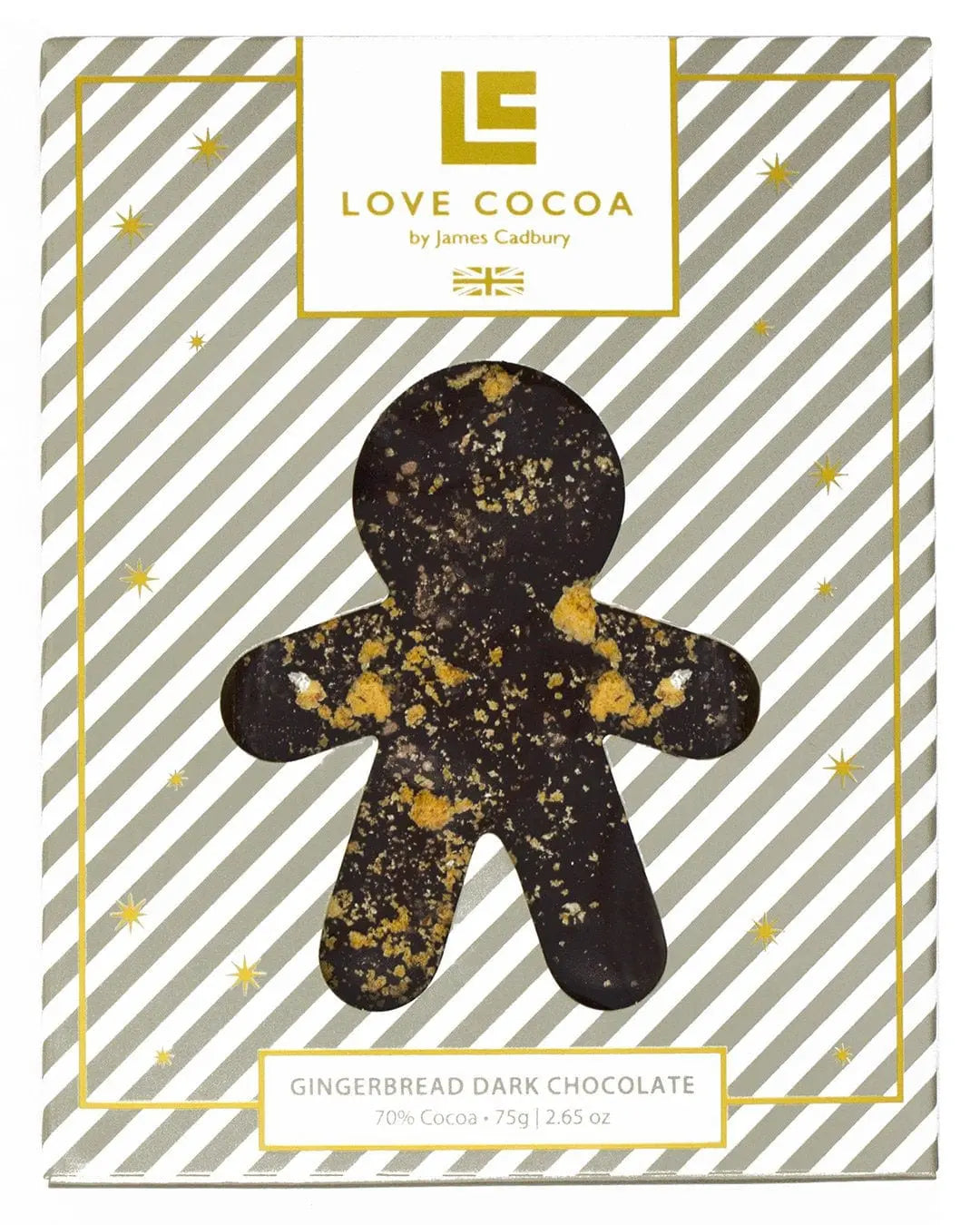 Love Cocoa Gingerbread Dark Chocolate Bar, 75 g Chocolate