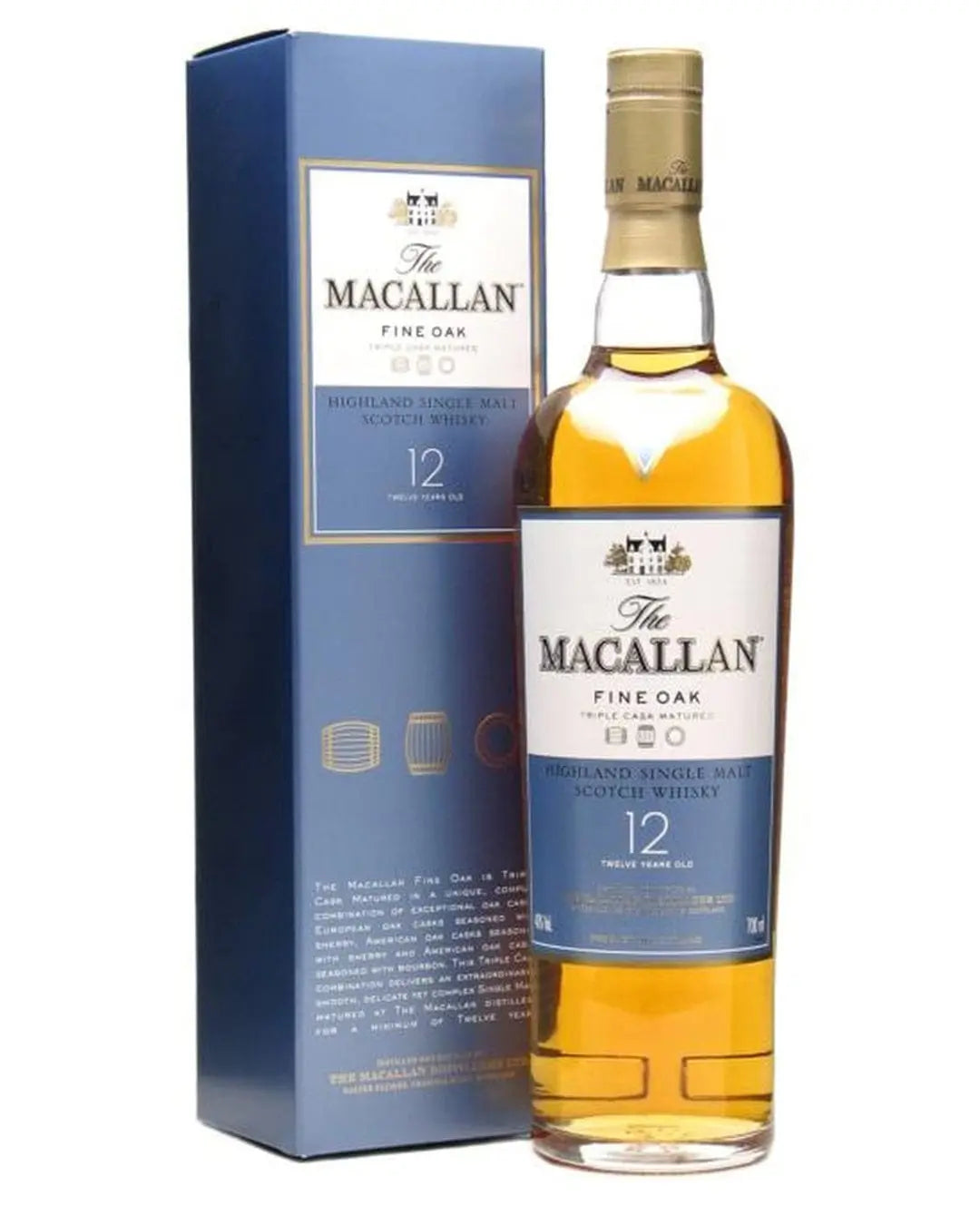 Macallan 12 Year Old Fine Oak Whisky, 70 cl Whisky 5010314048907