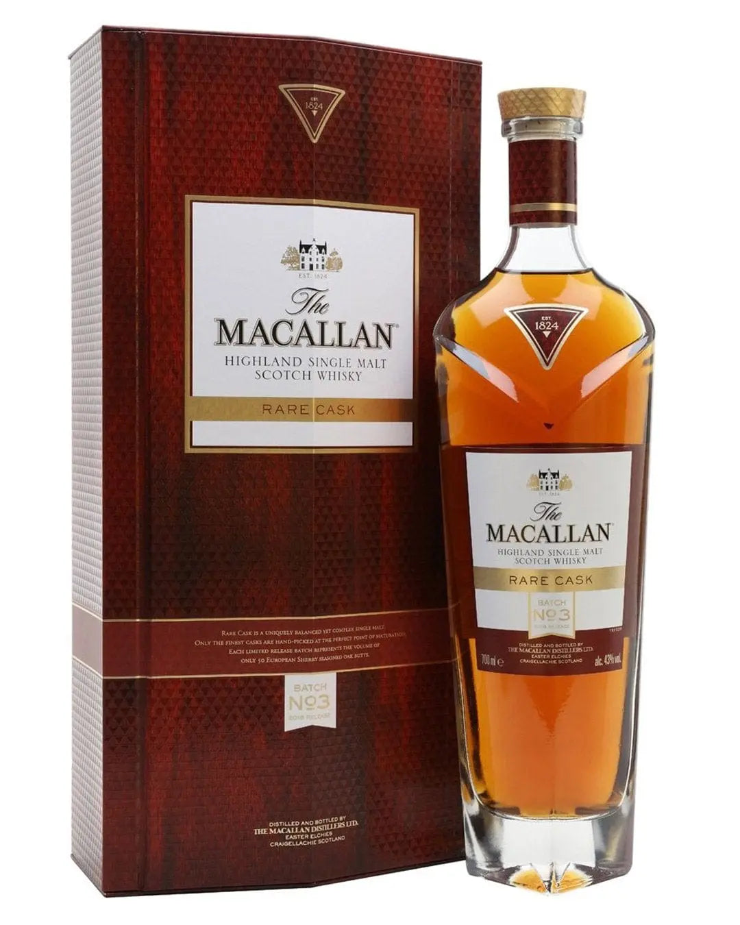 Macallan Rare Cask - Batch No. 3 - 2018 Release Whisky, 70 cl Whisky 5010314301712
