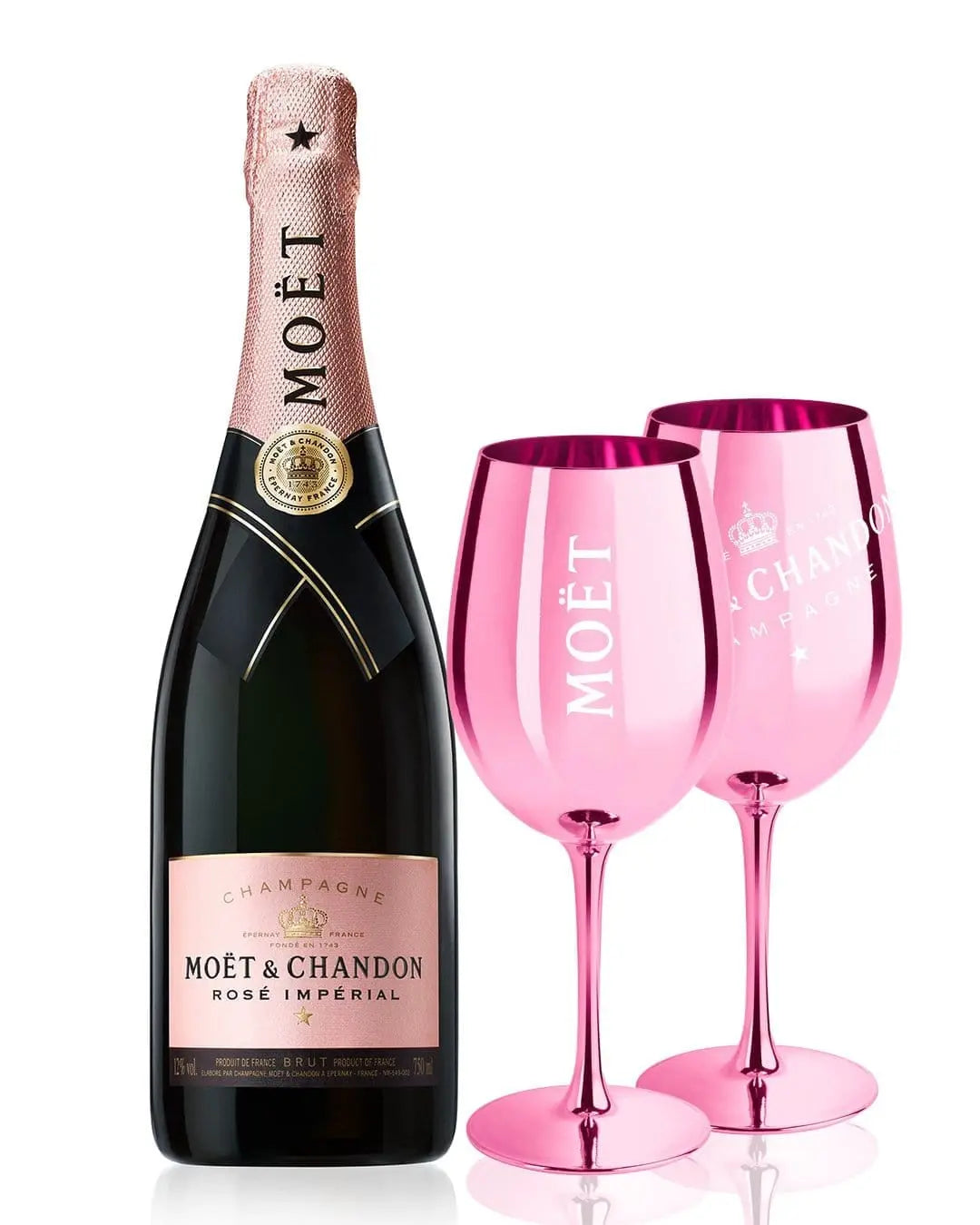Moët & Chandon Rosé Impérial Champagne, 75 cl NOW SHIPPING WITH TWO COMPLIMENTARY GLASSES Champagne & Sparkling 3185370660003