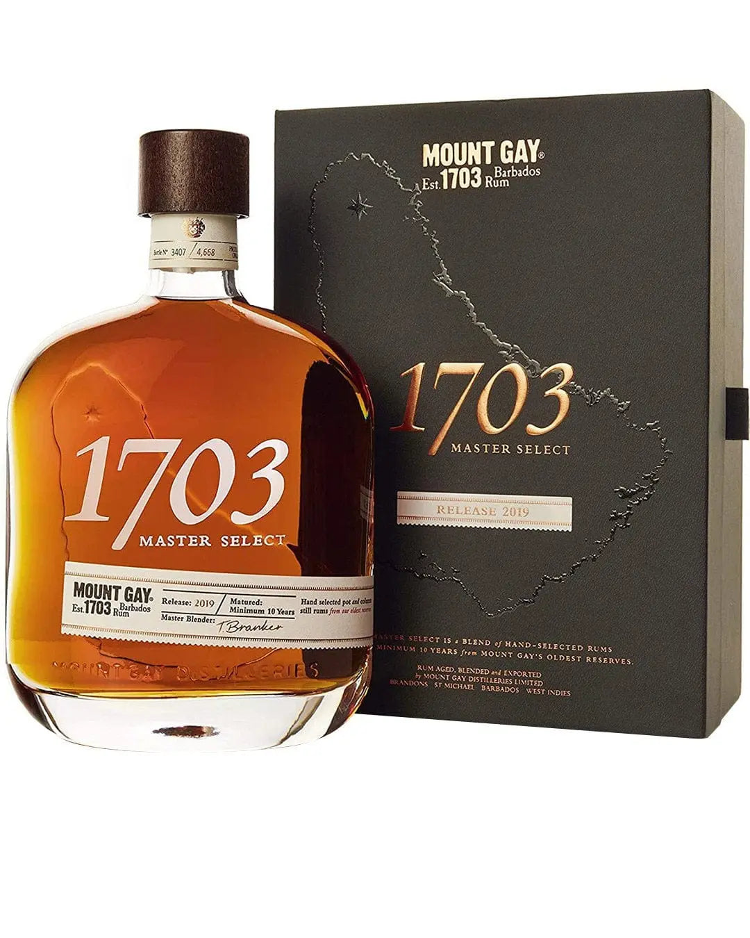 Mount Gay 1703 Master Select Dark Rum, 70 cl Rum 9501007823506