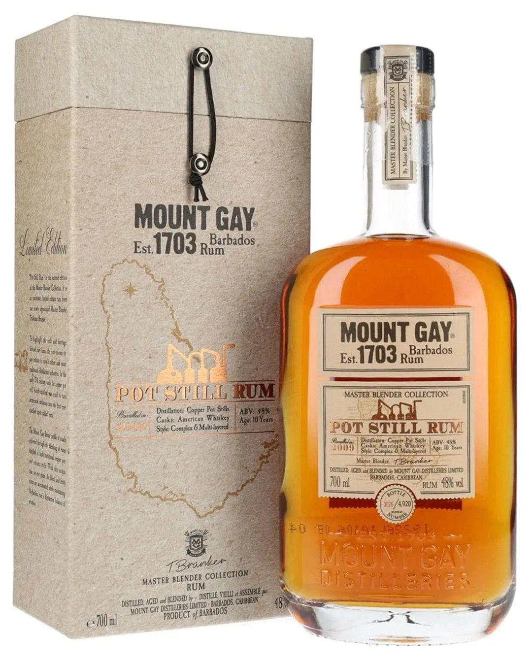 Mount Gay XO Pot Still Rum, 70 cl Rum 9501007844501