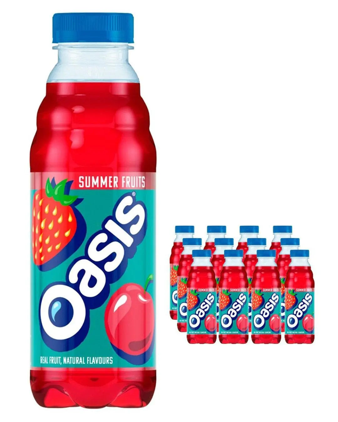 Oasis Summer Fruits Plastic Bottle Multipack, 12 x 500 ml Soft Drinks & Mixers