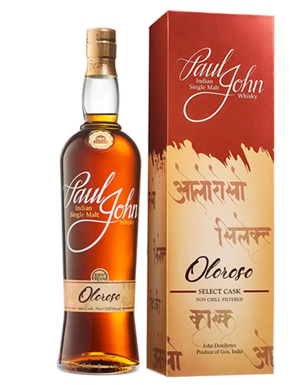 Paul John Oloroso Select Cask Indian Single Malt Whiskey, 70 cl Whisky 8904014803294