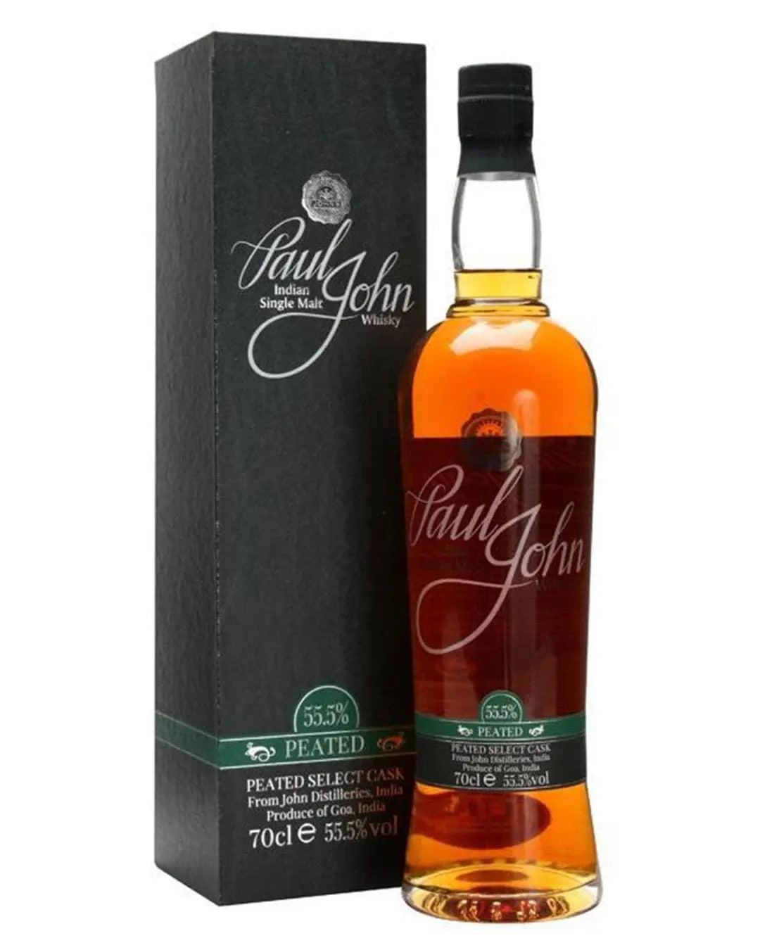 Paul John Peated Indian Single Malt Whiskey, 70 cl Whisky 8904014800811