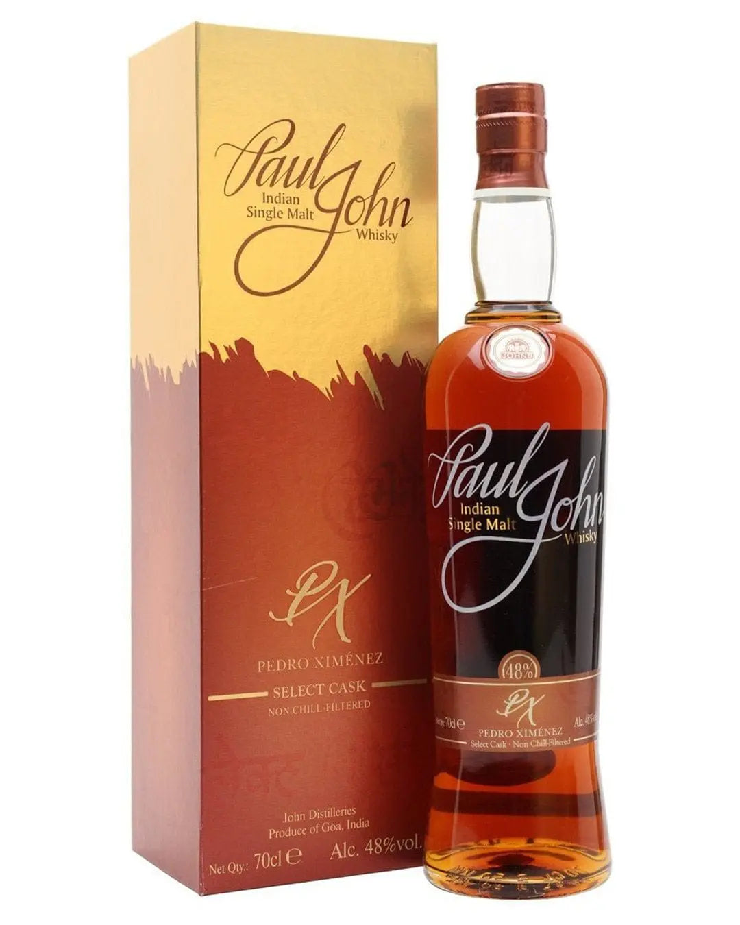 Paul John Pedro Ximenez Indian Single Malt Whiskey, 70 cl Whisky 8904014803300