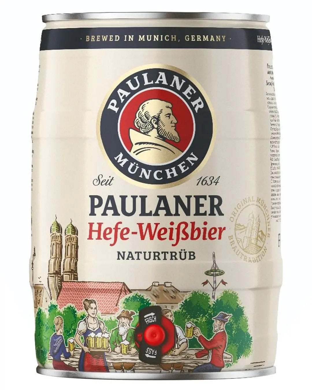 Paulaner Hefe Weizen Mini Keg, 5L Beer