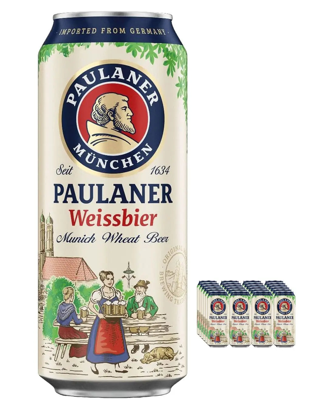 Paulaner Weissbier Can, 24 x 500 ml Beer