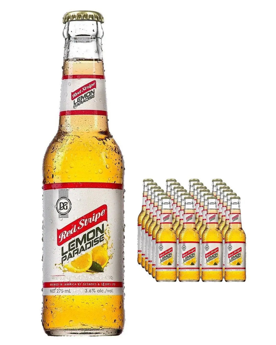 Red Stripe Lemon Paradise Premium Lager Multipack, 24 x 275 ml Beer