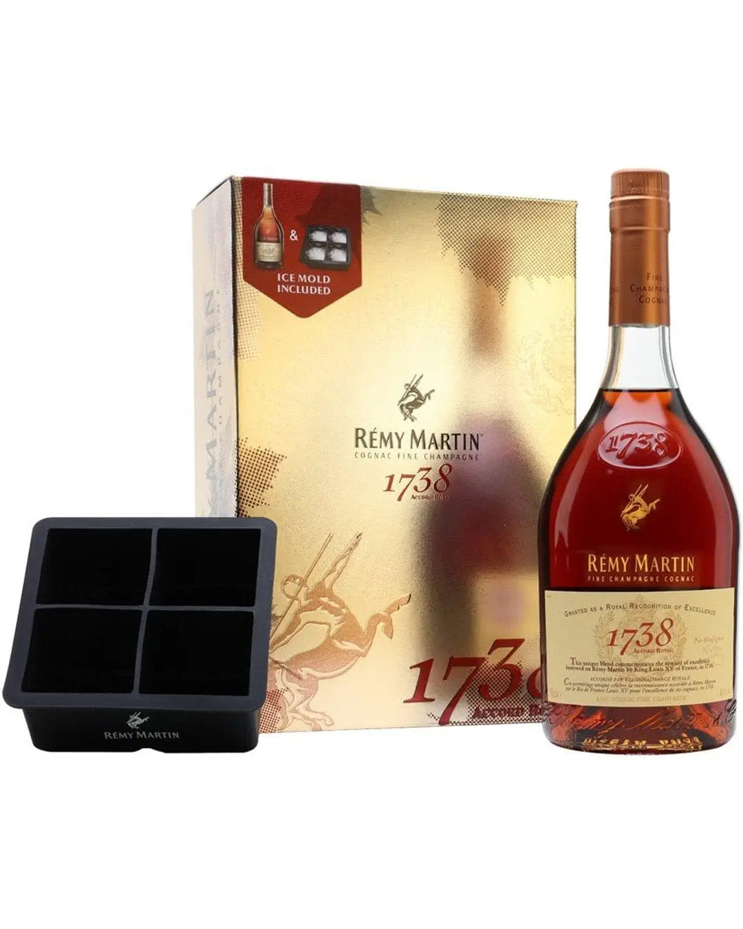 Rémy Martin 1738 Ice Mould Gift Pack, 70 cl Cognac & Brandy 3024480013036