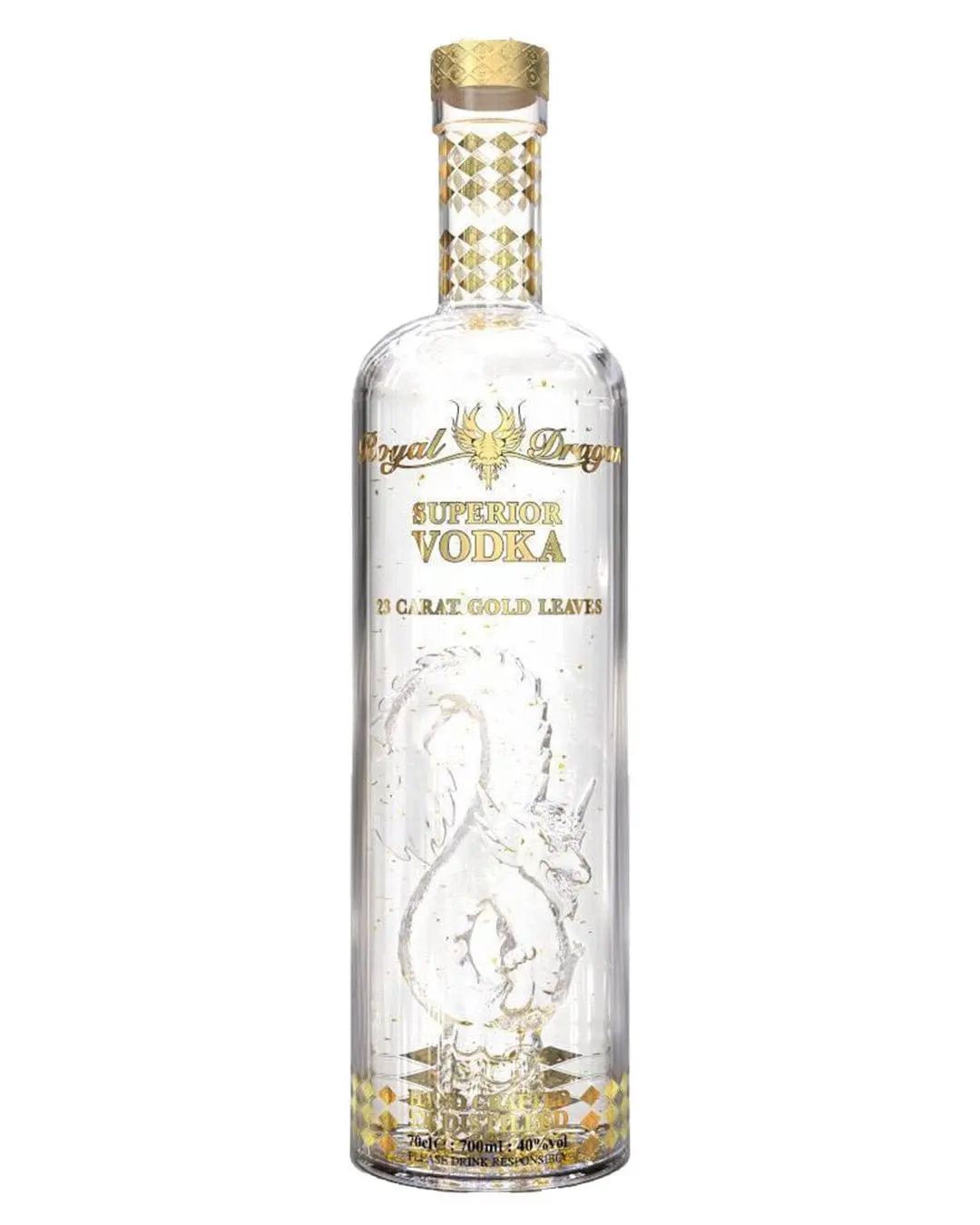Royal Dragon Superior Vodka With Gold Leaves, 70 cl Vodka 5060733250016
