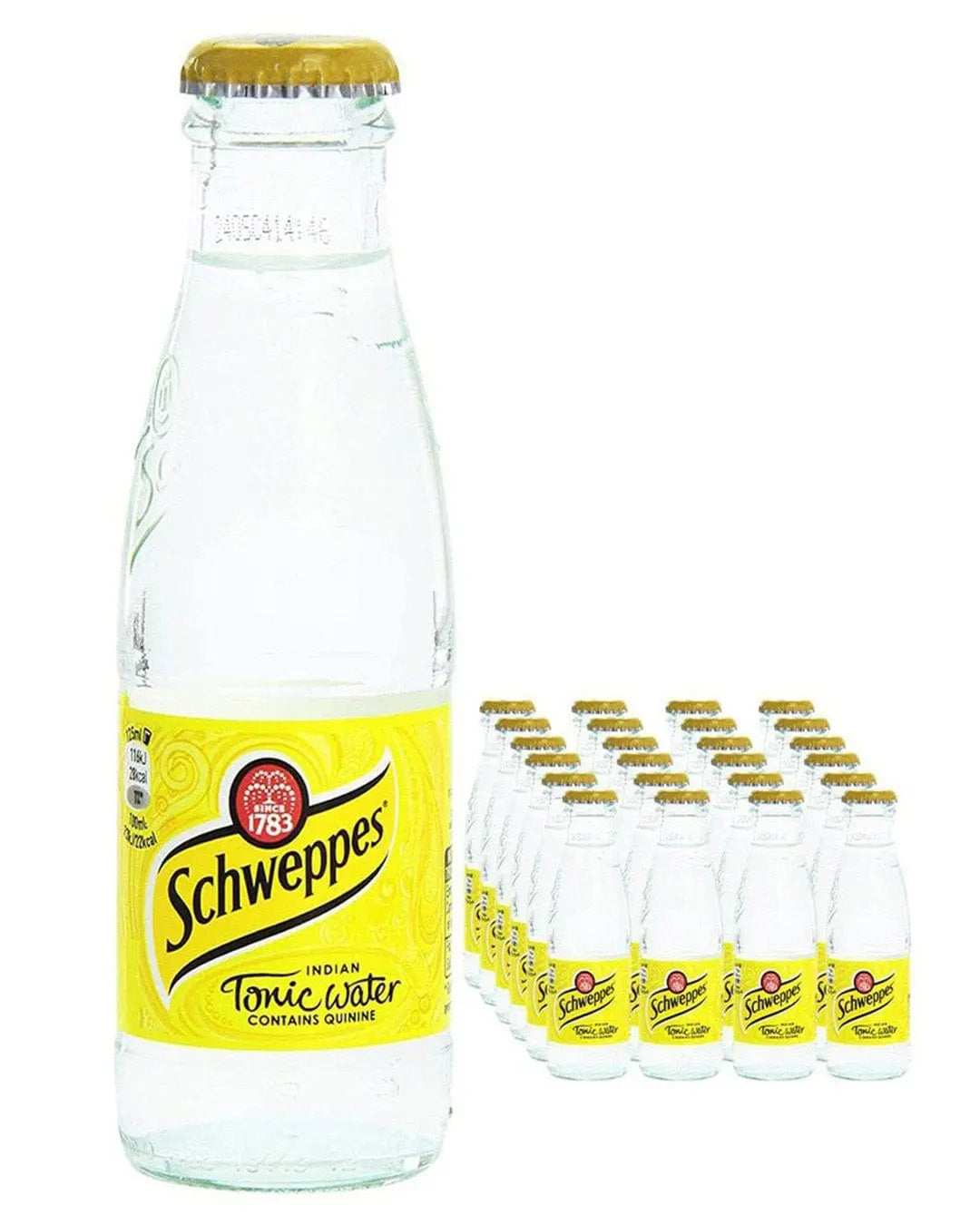 Schweppes Indian Tonic Water Multipack, 24 x 125 ml BBE 31/07/2023 Tonics