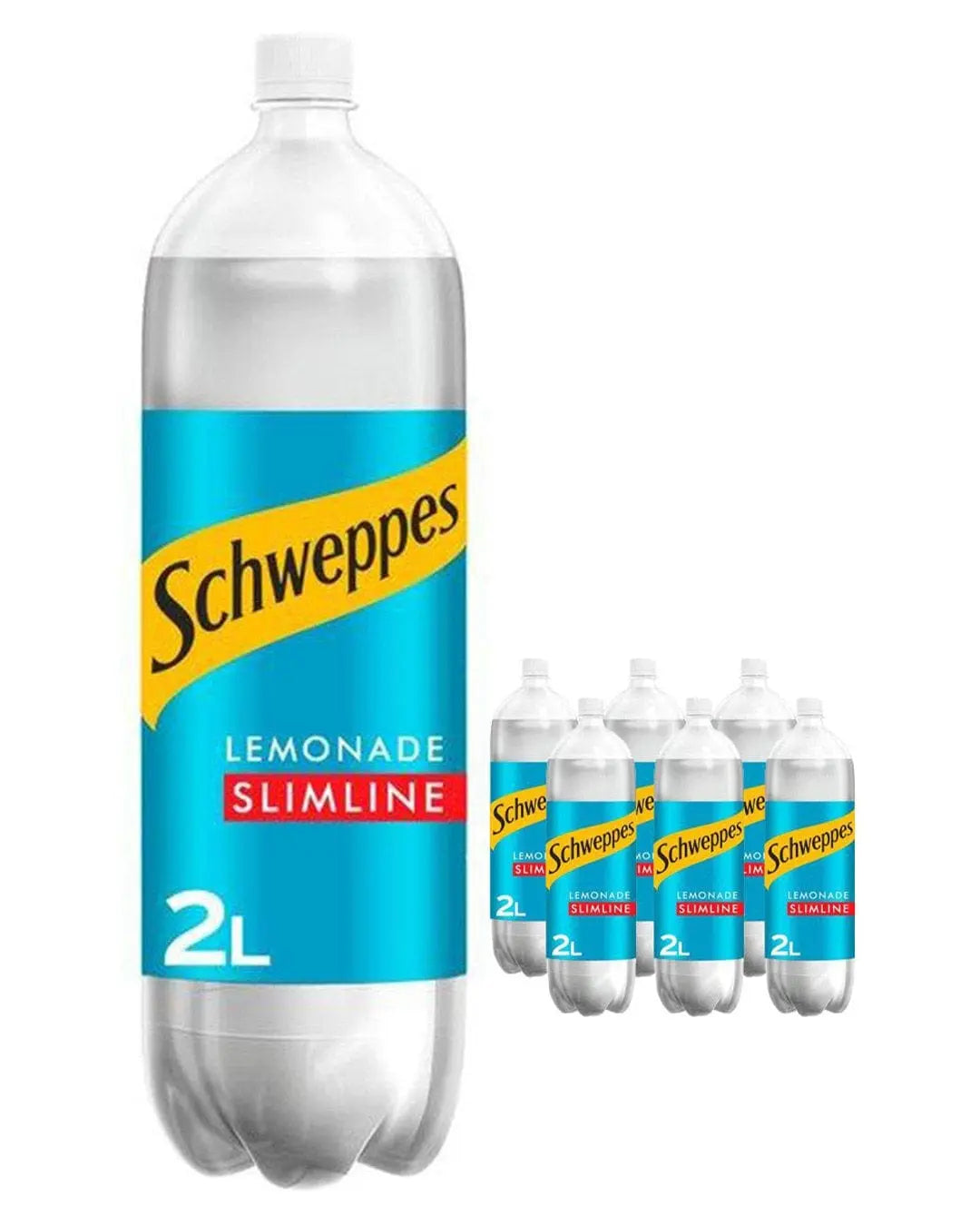 Schweppes Slimline Lemonade Multipack, 6 x 2 L Soft Drinks & Mixers