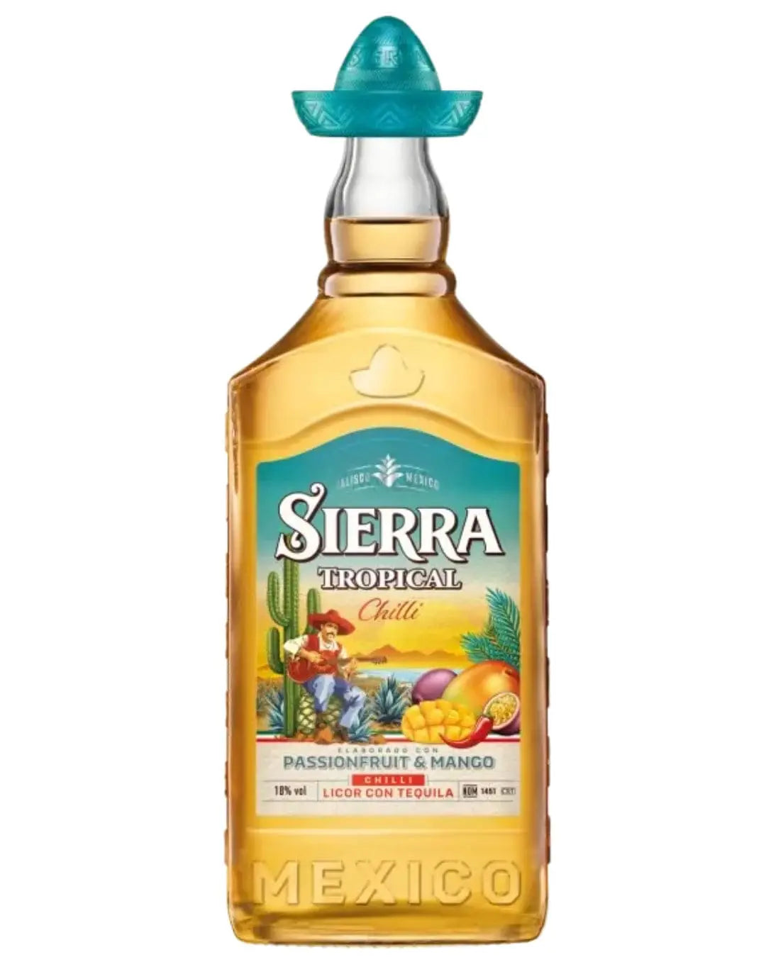 Sierra Tequila Tropical Chilli Liqueur, 70 cl Tequila & Mezcal