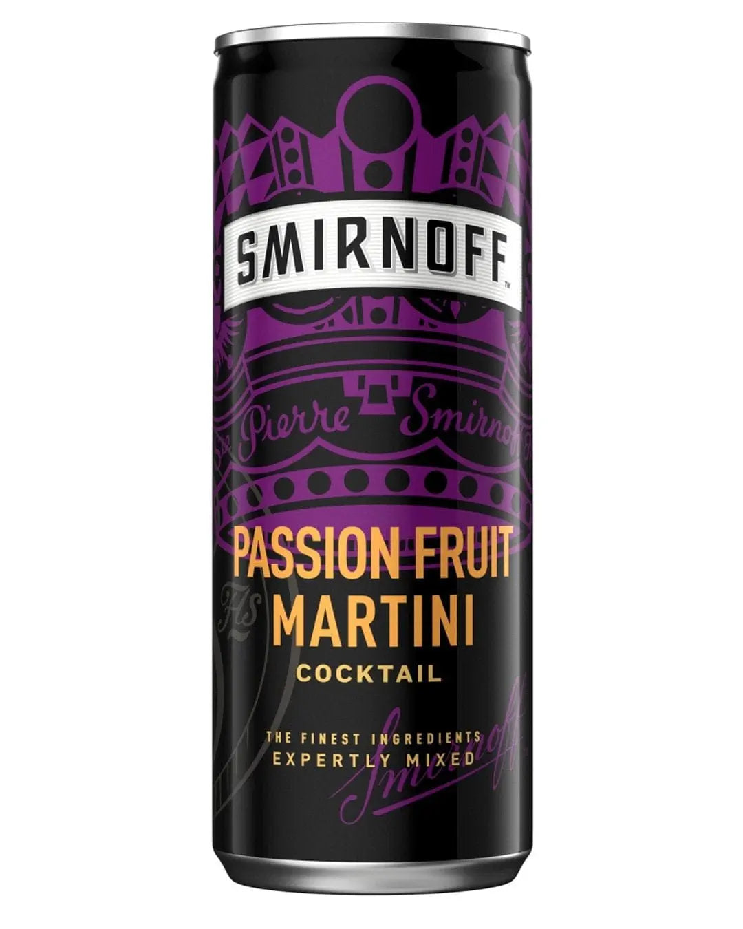 Smirnoff Passion Fruit Martini Premixed Cocktail Can, 1 x 250 ml Ready Made Cocktails