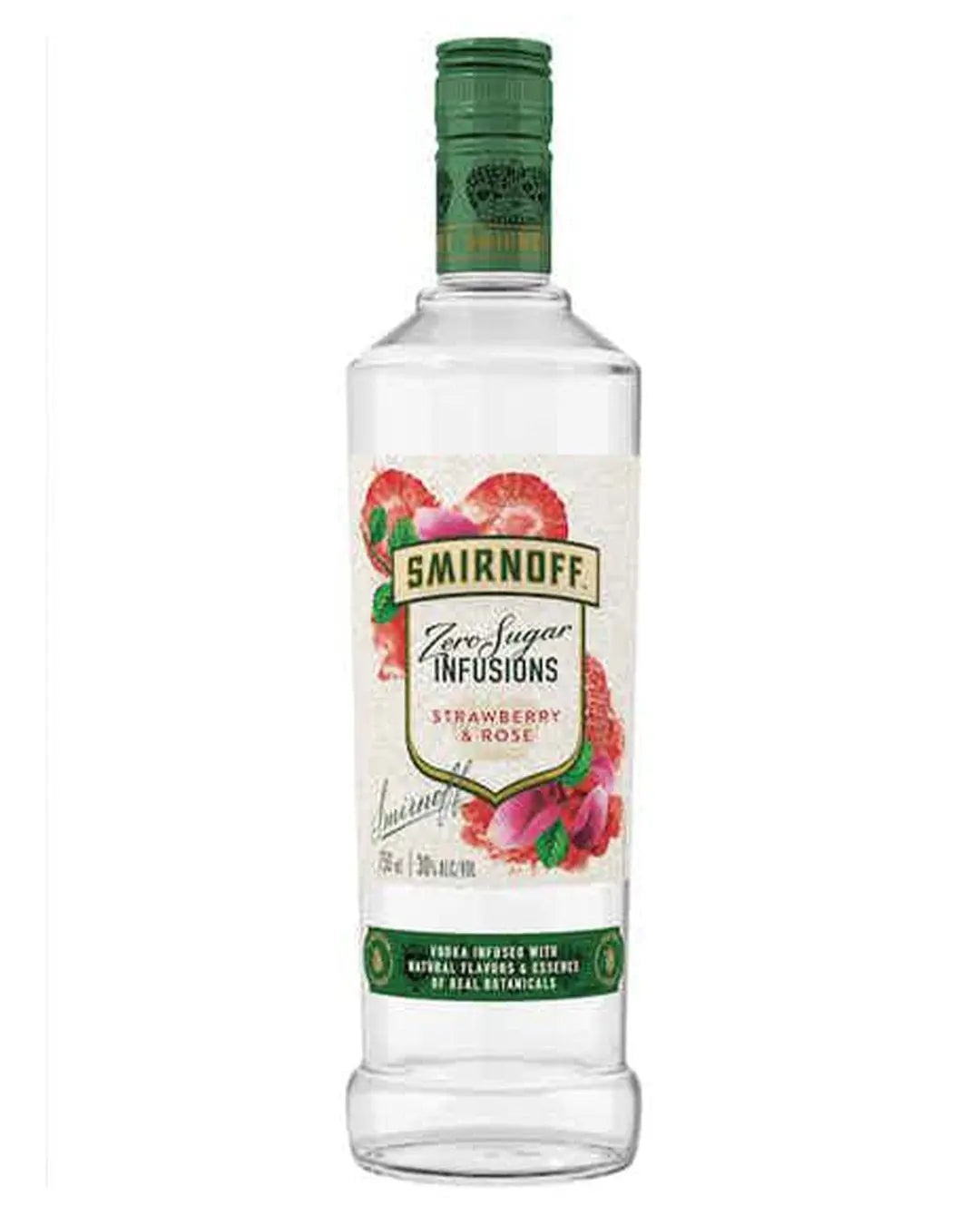 Smirnoff Zero Strawberry and Rose, 75 cl Vodka