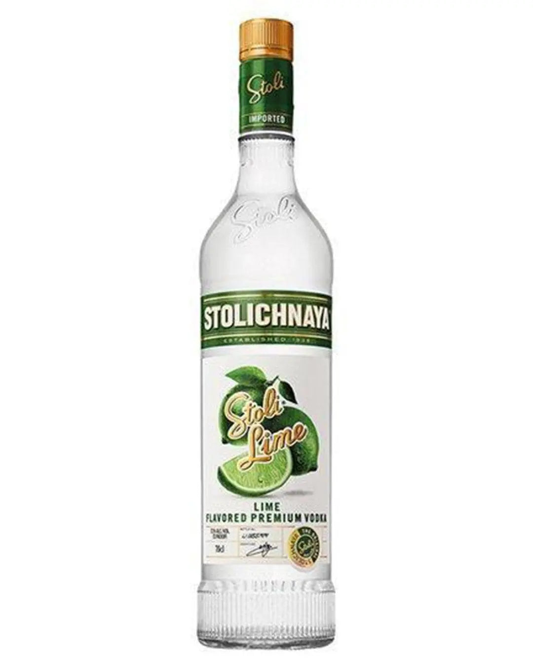 Stolichnaya Lime Vodka, 70 cl Vodka 4750021009235