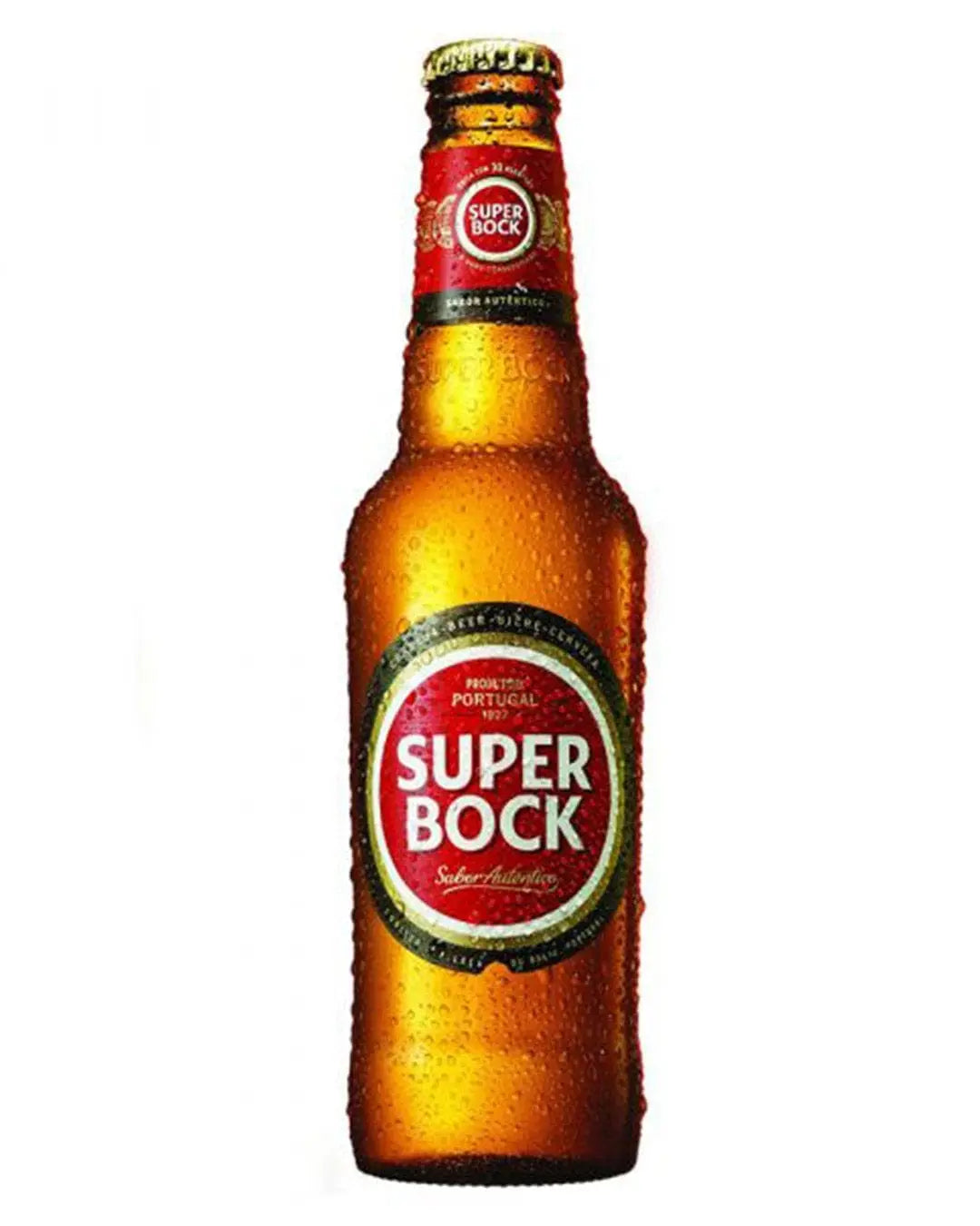 Super Bock Premium Lager Beer Bottle Multipack, 24 x 330 ml Beer