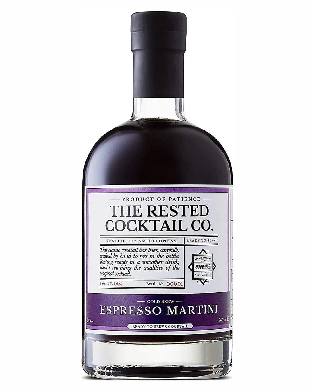 The Rested Cocktail Co. Espresso Martini Cocktail, 70 cl Ready Made Cocktails