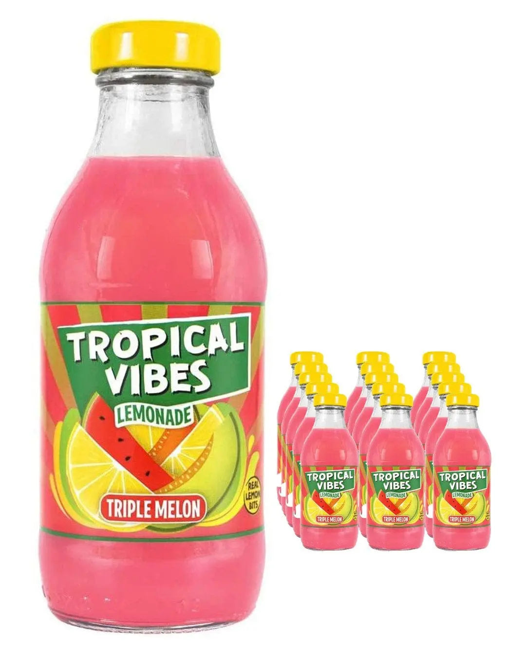 Tropical Vibes Lemonade Triple Melon Multipack, 15 x 300 ml Soft Drinks & Mixers