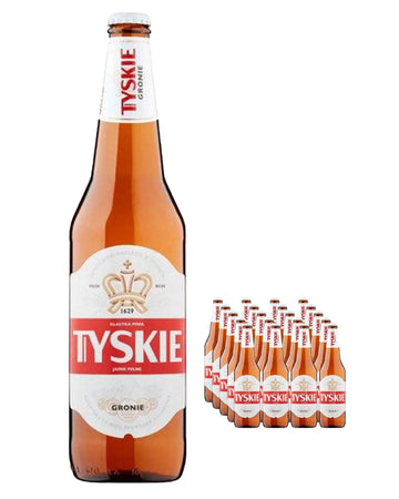 Tyskie Premium Lager Beer Bottle Multipack, 20 x 500 ml BBE 27/04/2023 Beer
