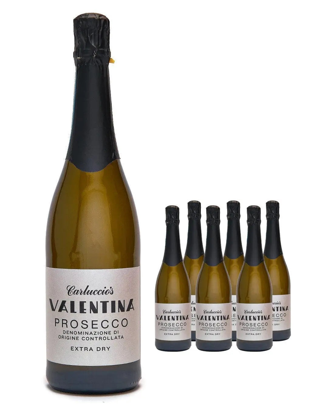 Valentina DOC Prosecco Extra Dry Case, 6 x 75 cl Champagne & Sparkling