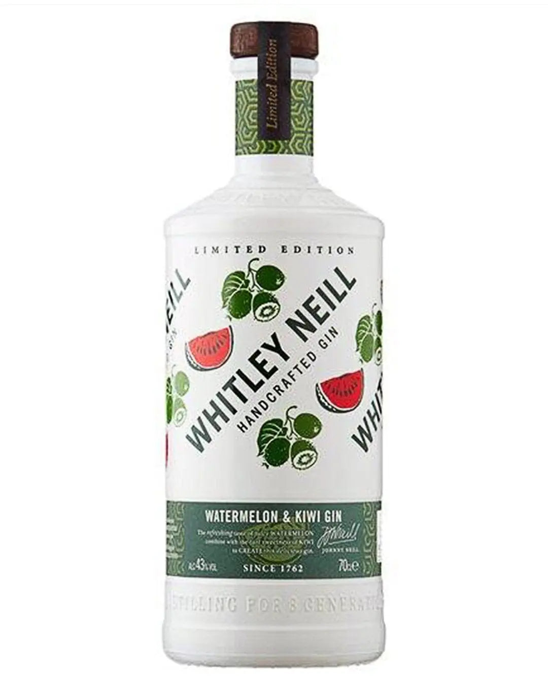 Whitley Neill Limited Edition Watermelon & Kiwi Gin, 70 cl Gin 5011166063629