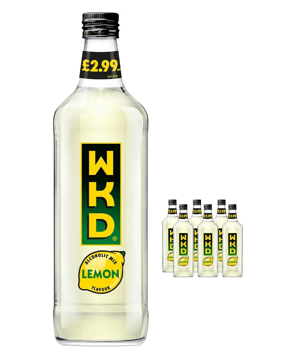 WKD Cloudy Lemon Multipack, 6 x 70 cl Ready Made Cocktails
