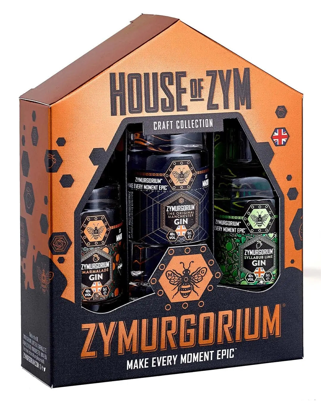 Zymurgorium Craft Collection Gin Taster Pack, 3 x 5 cl Spirit Miniatures